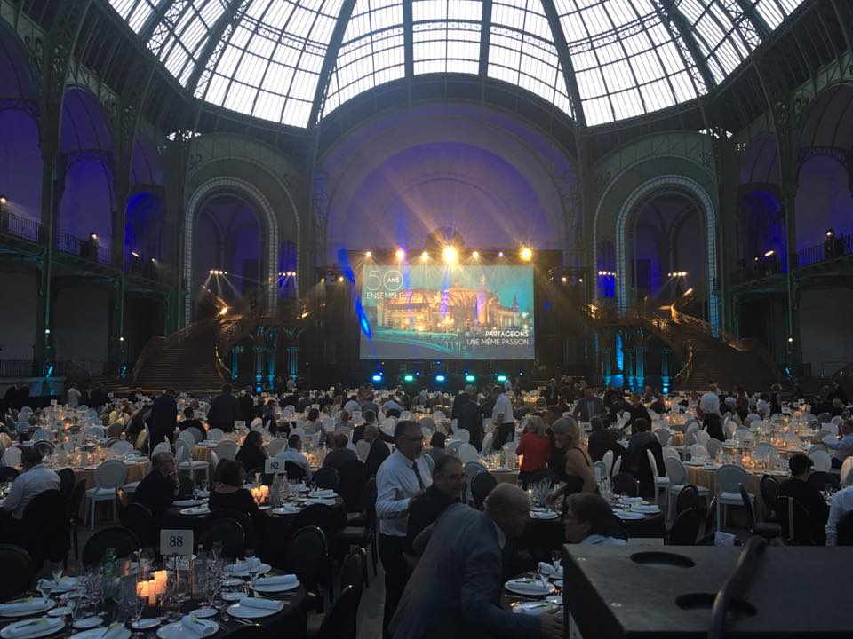 Gala Grand Palais Paris écran géant régie KEYSTONE PRO