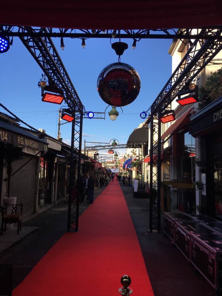 Red carpet tapis rouge éclairage événementiel KEYSTONE PRO